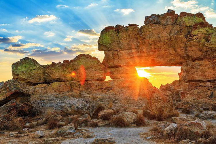 window of isalo national park